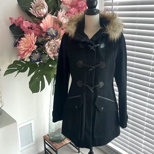 Black Wool Coat small